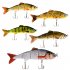  EU Direct  Fishing Lure 4 Sections Swimbait Bait Tackle 1