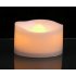  EU Direct  Flameless LED Lights Candles Wavy Edge Electronic Candles for Wedding Party Home Decoration black 4 5   4   4