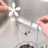  EU Direct  Flower Shower Drain Drain Hair Catcher Stopper Clog Kitchen Sink Strainer Bathroom Cleaning Protector Filter Strap Pipe Hook