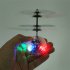  EU Direct  Flying Balls for Kids Hand Induced Flight  RC Transparent Flying Ball Drone Helicopter for Kids Teenager with Remote Controller
