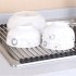  EU Direct  Foldable Stainless Steel Drying Rack Detachable Draining Rack for Kitchen