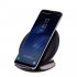  EU Direct  Folding Fast Wireless Charger For Samsung Galaxy S6 S7 S8 Plus Qi Charging Pad Stand Black