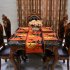  EU Direct  Halloween Yarn dyed Jacquard Table Flag Castle Bat Tablecloth Placemat Home Decorations Placemat 33   46cm