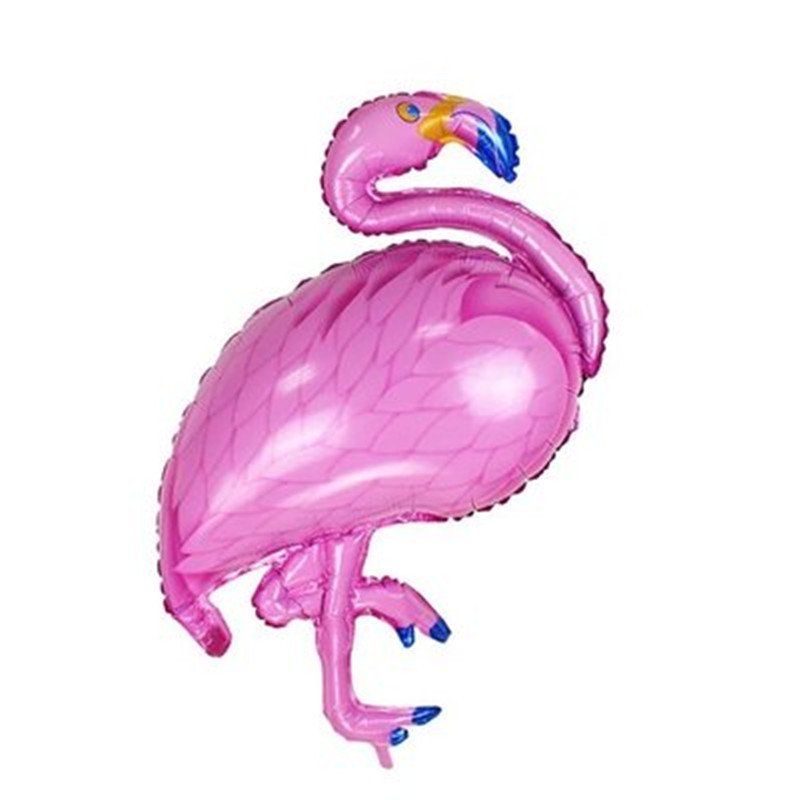 [EU Direct] Huge Flamingo Shape Mylar Aluminum Film Balloon for Birthday Party Decoration Kids Gift Pink