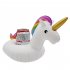  EU Direct  Inflatable Pool Floating Drink Holder Rainbow Unicorn Cup Mat Cup Holder for Kids Bath Pool Parties