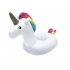  EU Direct  Inflatable Pool Floating Drink Holder Rainbow Unicorn Cup Mat Cup Holder for Kids Bath Pool Parties
