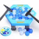 EU Interactive Table Desktop Game Breaking Ice Cube Block Pounding Save Penguin Puzzle Toys