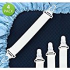  EU Direct  Italian Collection Bed Sheet Grippers Set of 4