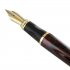 EU Direct  Jinhao X450 Dark Red Fountain Pen Gold Trim Medium Nib