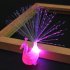  EU Direct  Kids Luminous Toy Colorful  Peacock Optical Fiber Led Lamp Flash Finger Night Lights