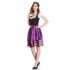  EU Direct  Kojooin Women s Oktoberfest Plaid Mesh Stitching Embroidery A Line Formal Dresses Suit