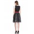  EU Direct  Kojooin Women s Oktoberfest Plaid Mesh Stitching Embroidery A Line Formal Dresses Suit