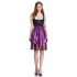  EU Direct  Kojooin Women s Oktoberfest Plaid Mesh Stitching Embroidery A Line Formal Dresses Suit