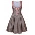  EU Direct  Kojooin Women s Cold Shoulder Sexy Lace Floral Tie Layered A Line Dress Suit