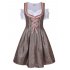  EU Direct  Kojooin Women s Cold Shoulder Sexy Lace Floral Tie Layered A Line Dress Suit