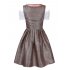  EU Direct  Kojooin Women s Cold Shoulder Sexy Lace Floral Tie Layered A Line Dress Suit