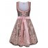  EU Direct  Kojooin Women s Cold Shoulder Sexy Lace Floral Tie Layered A Line Dress Suit