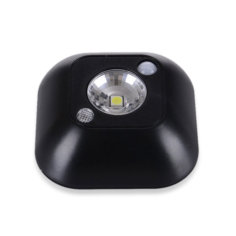 EU LED Motion Sensor Night Light, Mini Wireless Ceiling Night Lamp, Battery Powered Porch Cabinet Lamps with Infrared Motion