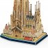  EU Direct  LanLan Sagrada Family Church with Book  194 Piece 3D Jigsaw Puzzle Made by 3D Puzzle