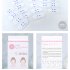  EU Direct  Lift Slim Face Sticker Face Invisible Sticker Lift Chin Medical Tape Makeup Beauty Tools   40PCS Box Transparent