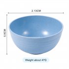 EU LinTimes 4PCS wheat straw PP 4-color bowl 15x7cm