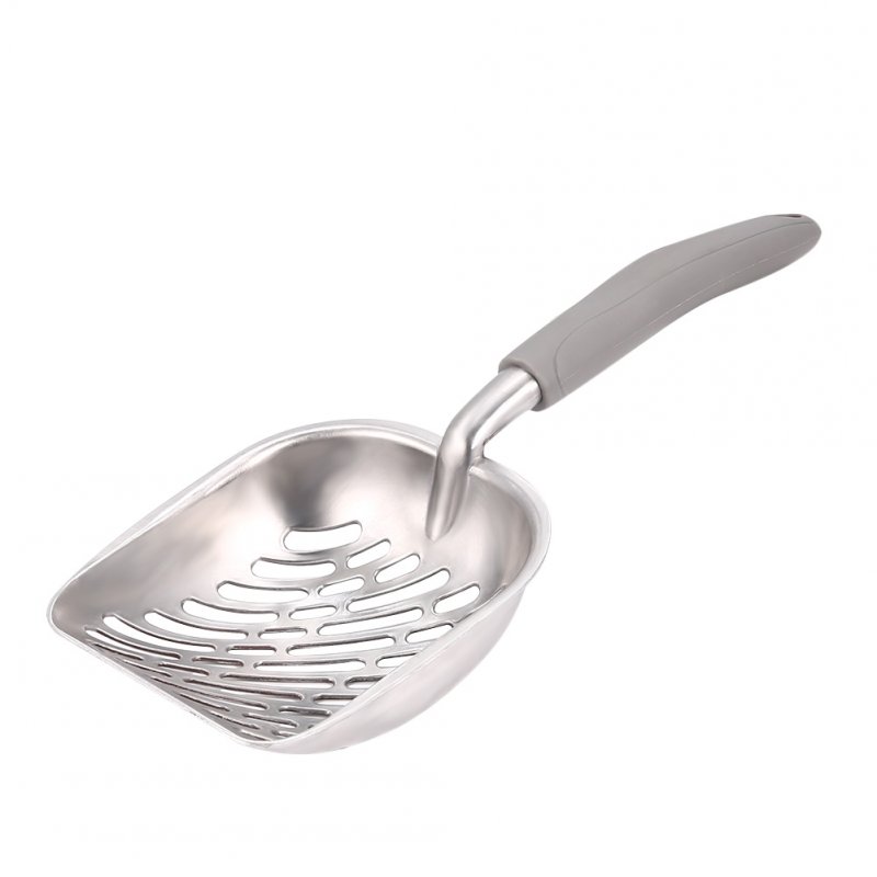 EU Litter Scoop, Sifter with Deep Shovel - Design for Pets Cat Dog, Solid Stainless Steel Scooper with Soft Handle.