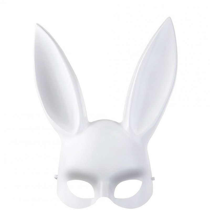 EU Men Women Easter Halloween Masquerade Bunny Rabbit Mask Costume Accessory for Adult