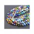  EU Direct  Mixed Flat Millefiori Evil Eye Glass Loose Spacer Beads Choose 6mm 8mm 10mm 12mm 6mm 50pcs