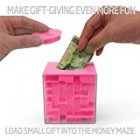  EU Direct  Money Maze  Unique Way to Give Small Gifts  Items   Perfect Gift Puzzle Box for Kids   Cool 1  2  5 Dollar Coin Piggy Bank   Safe for Children   Bir