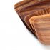  EU Direct  Natural Real Solid Wood Rectangle Decorative Tableware Serving Fruit Dessert Plate Tray