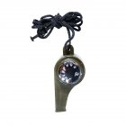 EU Outdoor 3 in 1 Hiking Camping Emergency Survival Gear Whistle Compass Thermometer