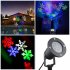  EU Direct  Outdoor LED Snowflake Projection Light Waterproof Lawn Lamp Festival Yard Decoration European Specification