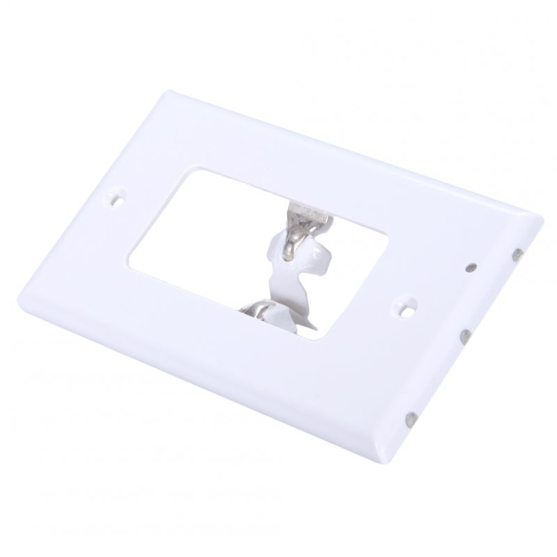 EU Outlet Coverplate with 3 LED Night Lights Switch Cover Plug Cover Light Wall-mount Safety Guidelight with Light Sensor