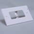  EU Direct  Outlet Coverplate with 3 LED Night Lights Switch Cover Plug Cover Light Wall mount Safety Guidelight with Light Sensor