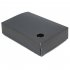  EU Direct  PU Leather Stainless Steel Business Card Holder Name Card Case with Magnetic Shut Black