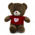  EU Direct  Plush Stuffed Animals Giant Teddy Bear with Red Love Sweater 60CM