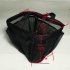  EU Direct  Portable Mesh Shower Tote  Quick Dry Hanging Toiletry and Bath Organizer with 8 Storage Pockets  Perfect Travel Bag Black 20 20 19CM