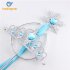  EU Direct  Princess Dress Up Accessories Tiara Crown and Snowflake Wand Set Children Cosplay Accessories