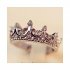  EU Direct  Princess Silver Rhinestone Queen Crown Ring Size 7