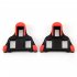  EU Direct  Road Bike Cleats for Most Cycling Shoes  Self locking Cycling Pedal Cleat for Shimano SH 11 SPD SL red