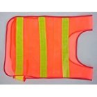 [EU Direct] Safety Security Day/night Mesh Biking Running Jogging Vest, Visibility Reflective Reflector Vest Gear,orange