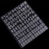  EU Direct  SaiDeng 108Pcs 3D Silver Flower Nail Art Stickers Decals Stamping DIY Decoration Tools
