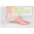  EU Direct  Skin Softening Medical Grade Silicone Gel Heel Sleeves for Dry Cracked Heel with Protective Cushioning and Plantar Fasciitis Pain Relief 1 Pair Beig