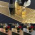  EU Direct  Sparkly Sequin Table Runner Decoration    12  W x 108  L    Solid Rose Gold   Decorative Table Runners for Birthday Parties  Weddings  Baby Showers 