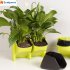  EU Direct  Stackable 2 Pocket Vertical Wall Planter Self Watering Hanging Garden Flower Pot Planter for Indoor Outdoor Orange