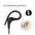  EU Direct  Sweatproof Bluetooth 4 1 Ear Hook Headset Noise Cancelling Stereo Sports Headphones Earphone with Mic  Perfect for Running Workout and Gym   Black B