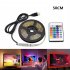  EU Direct  USB 5V LED Waterproof String Light Lamp Flexible RGB Changing Light Tape with Remote Control Ribbon  RGB 50cm