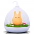  EU Direct  USB Rechargeable Touch Sensor LED Night Light Portable Dimmable Totoro Night Lamp for Baby Kid Children Orange