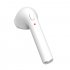  EU Direct  Universal Mini Wireless Single Earpiece Headphone Hands free Stereo Noise Canceling Bluetooth Earbud with Mic White
