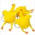  EU Direct  Vent chicken whole person trick funny toy squeeze layer chicken key chain 1PCS